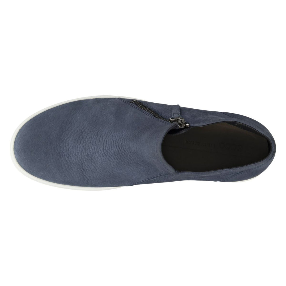 Ecco Soft 7 Women's Side Zip Bootie in Marine