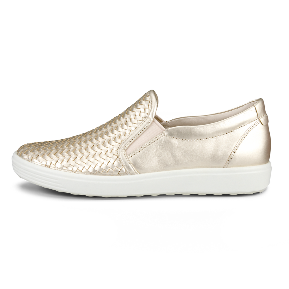 Soft 7 Women's Woven Leather Slip-On Sneaker