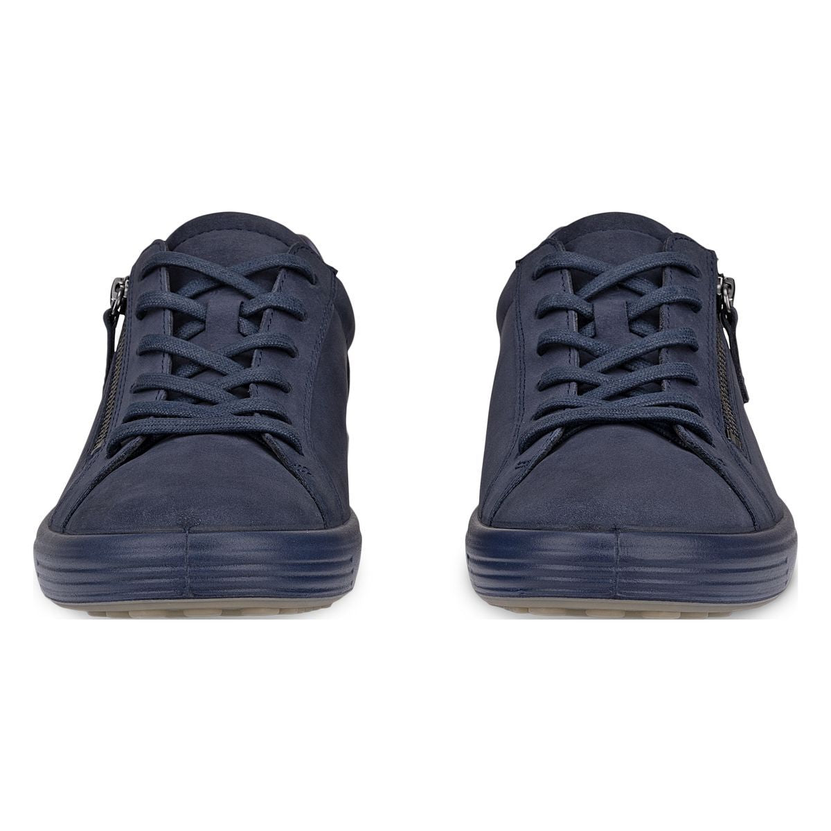 Ecco Soft 7 Women's Side-Zip Sneaker in Marine