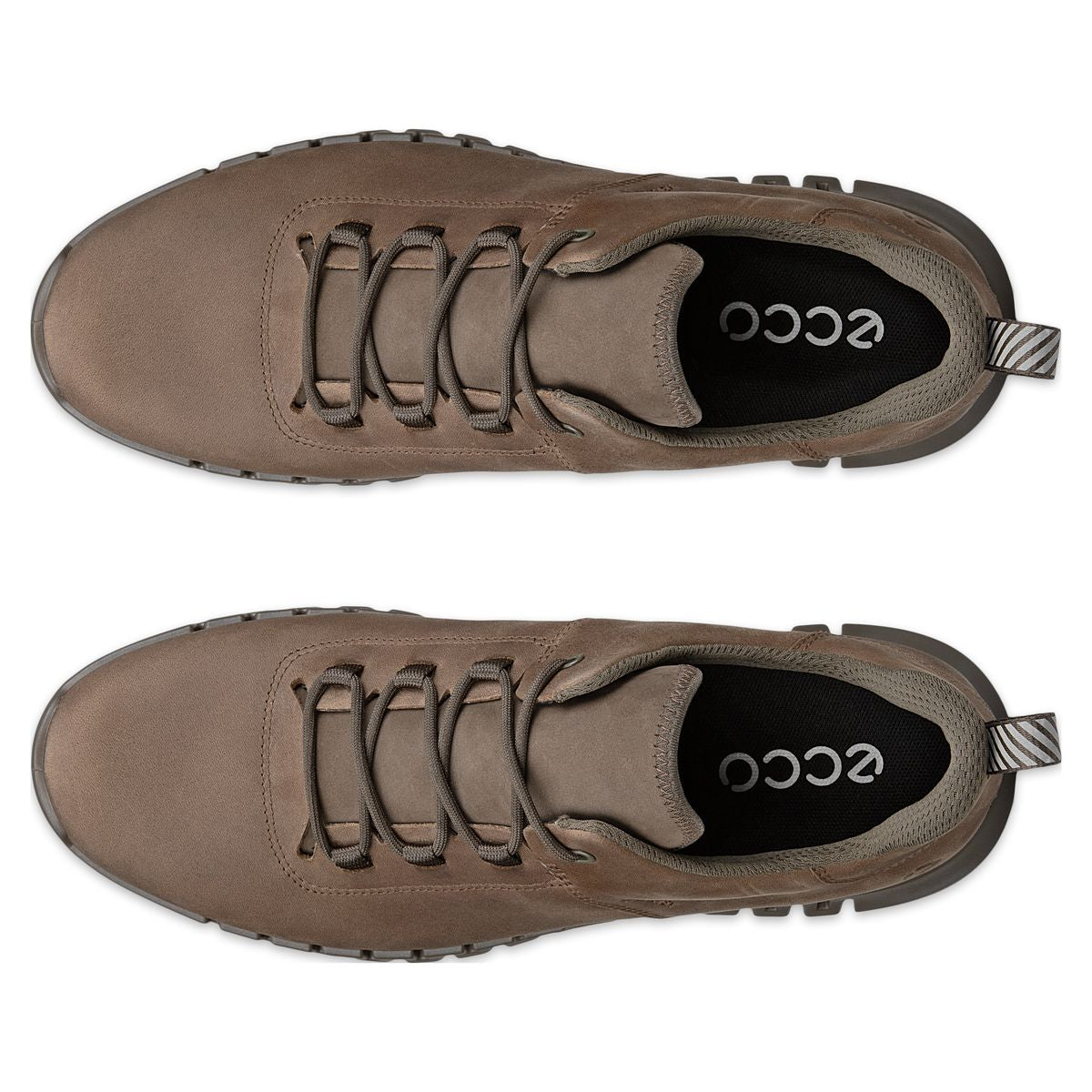 Ecco Gruuv Men's Leather Gore-Tex Sneakers in Brown