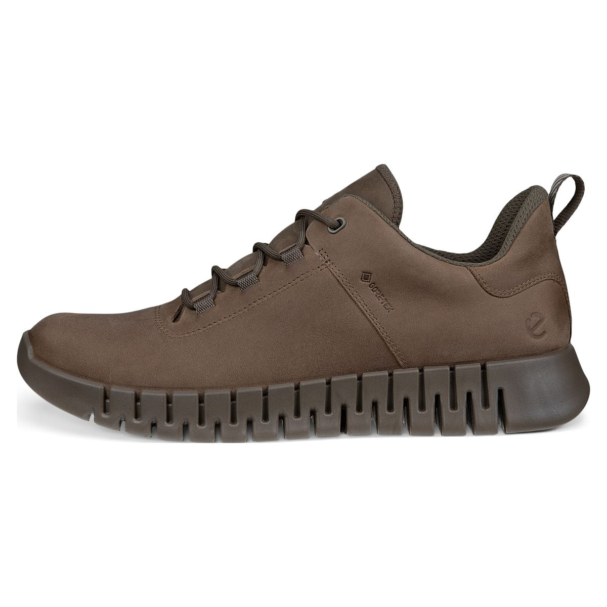 Ecco Gruuv Men's Leather Gore-Tex Sneakers in Brown