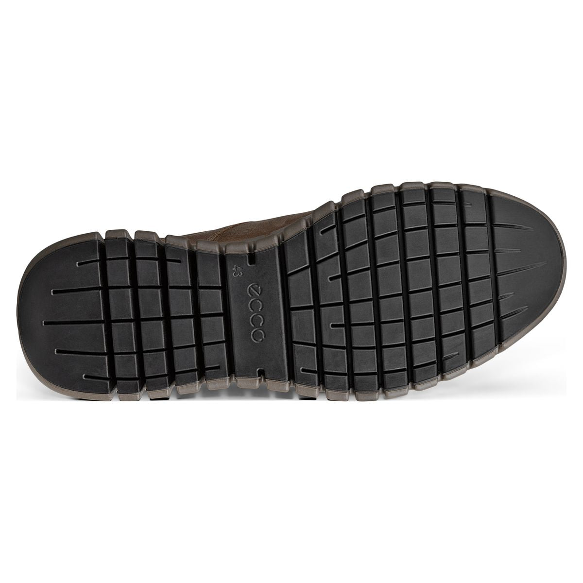 Ecco Gruuv Men's Leather Gore-Tex Sneakers in Brown