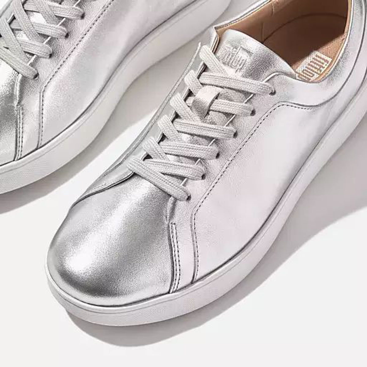 Rally Lace Up Sneaker in Silver