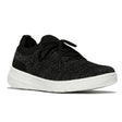 Women’s slip-on knit sneaker in a modern athletic design with decorative laces, contoured footbed, and cushioned iQushion midsole for lightweight support. Style #JH9-D05