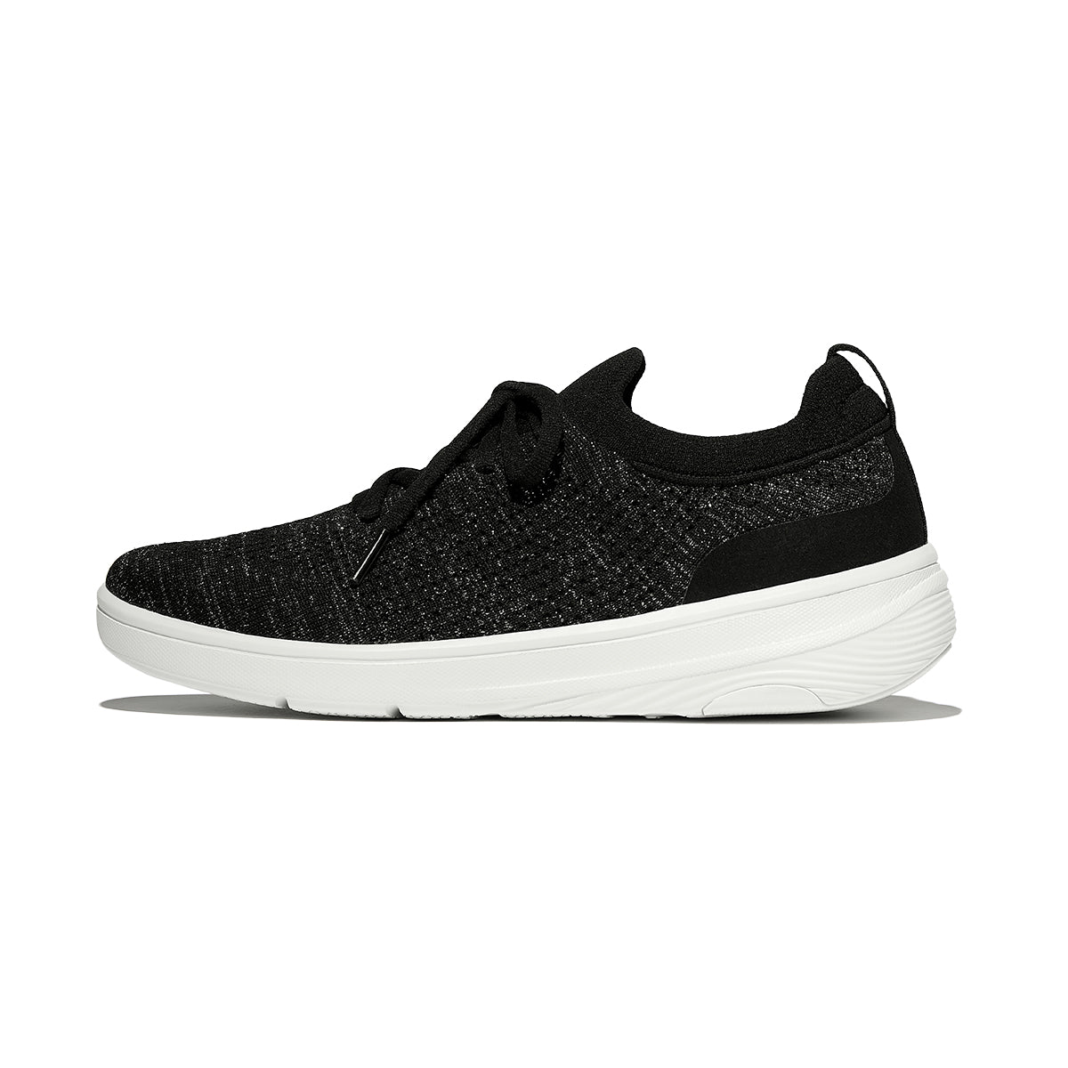 Fit Flop Super-Q Women's Knit Slip-On Laced Sneakers