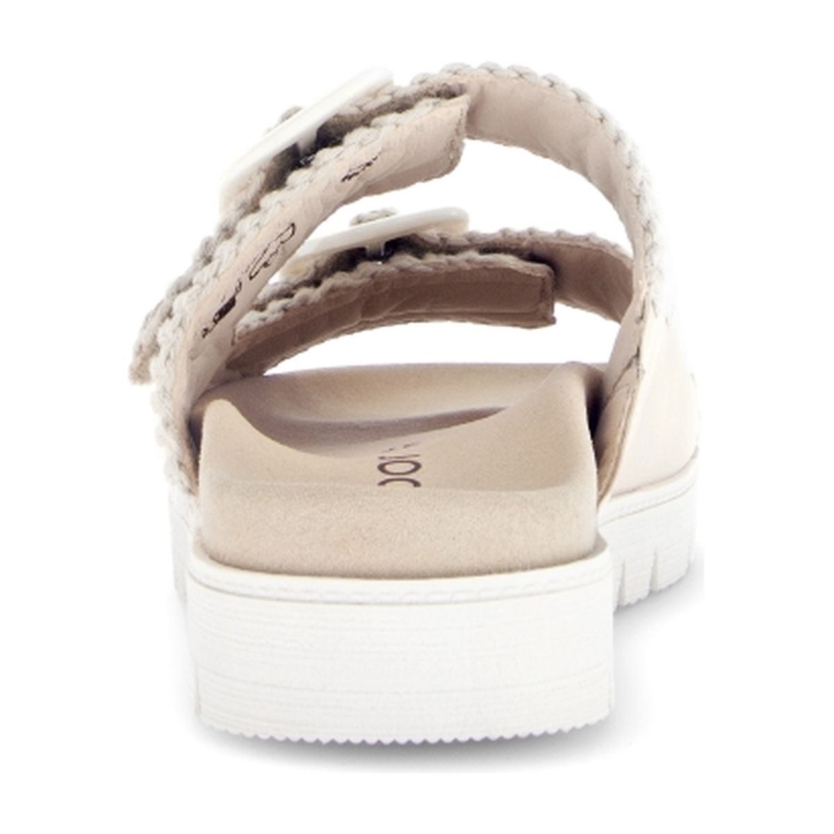 Gabor 741.22 Adjustable Slip On Sandal – Off White