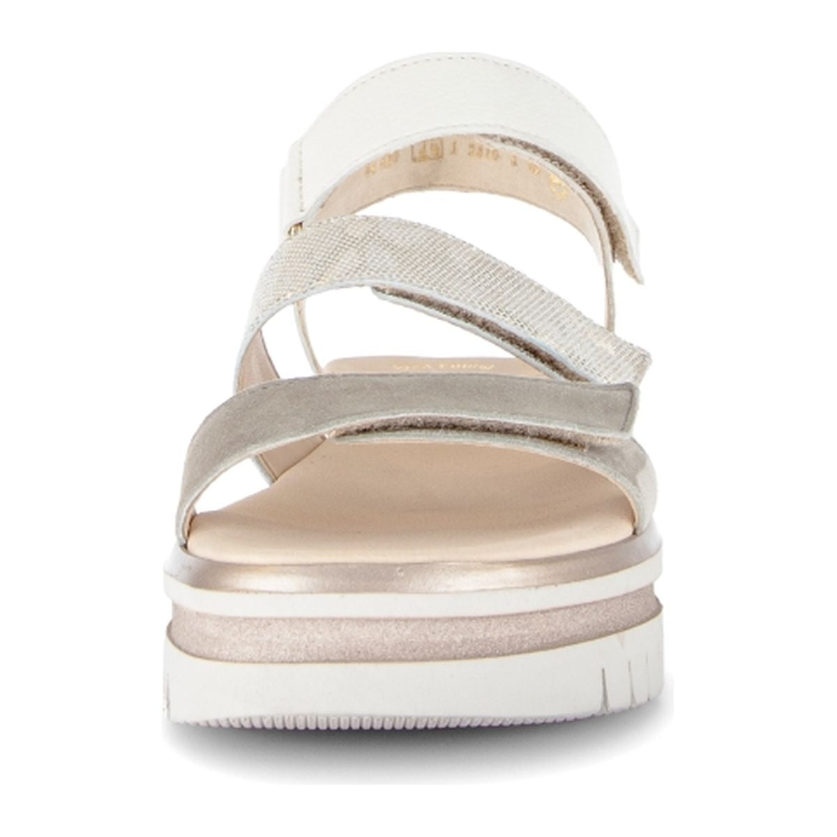 Gabor 620.69 Platform Adjustable Sandal – Grey/Silver
