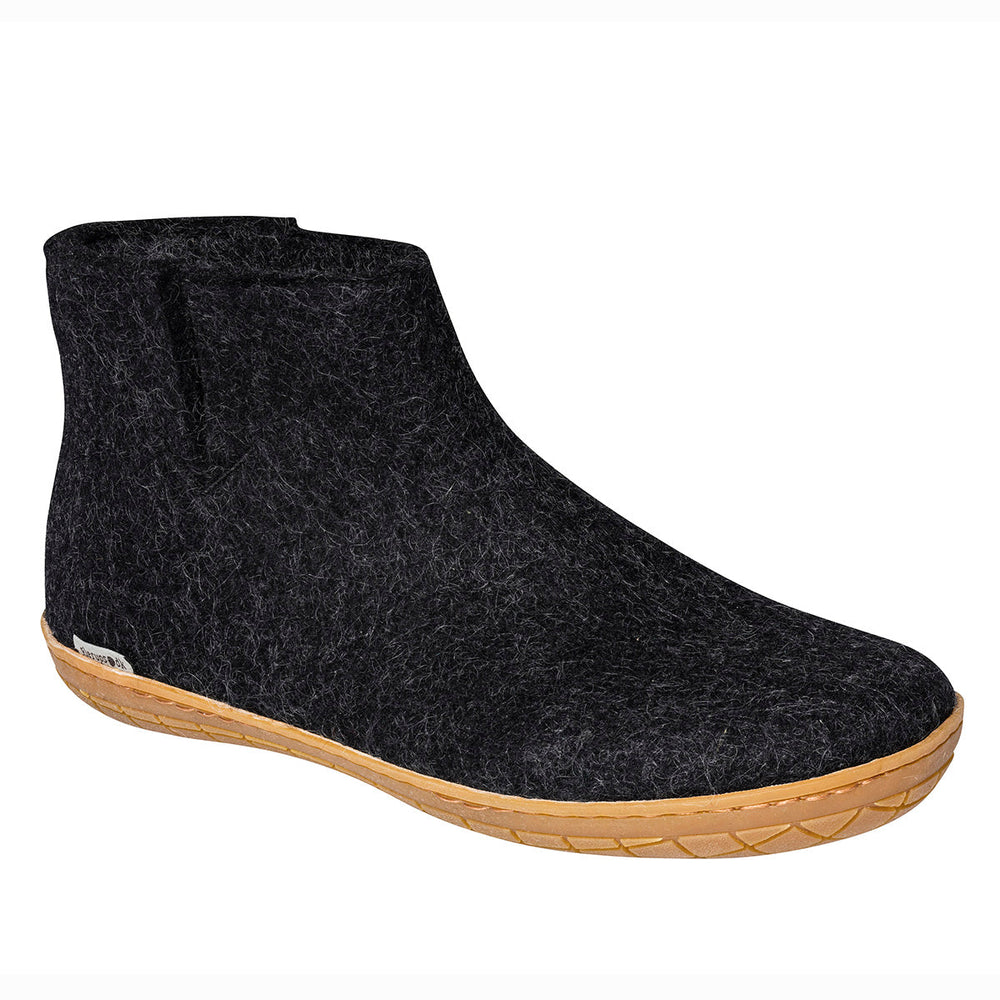 Lipper Bot Glerups Slipper Boot Rubber Sole in Black – Walking On a Cloud