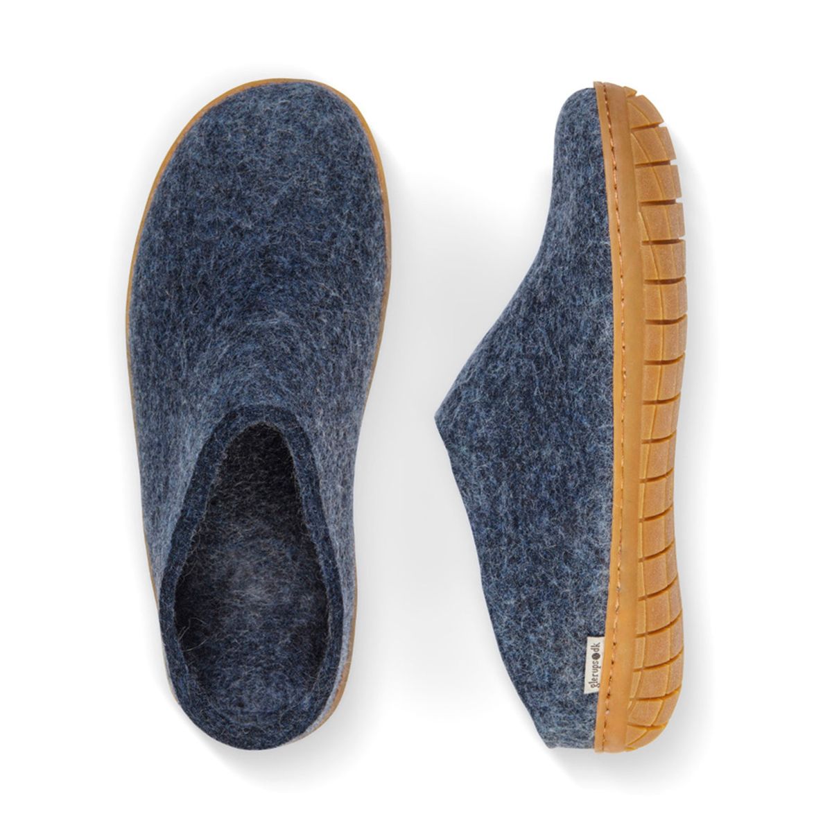 Glerups Slip On Rubber Sole in Denim
