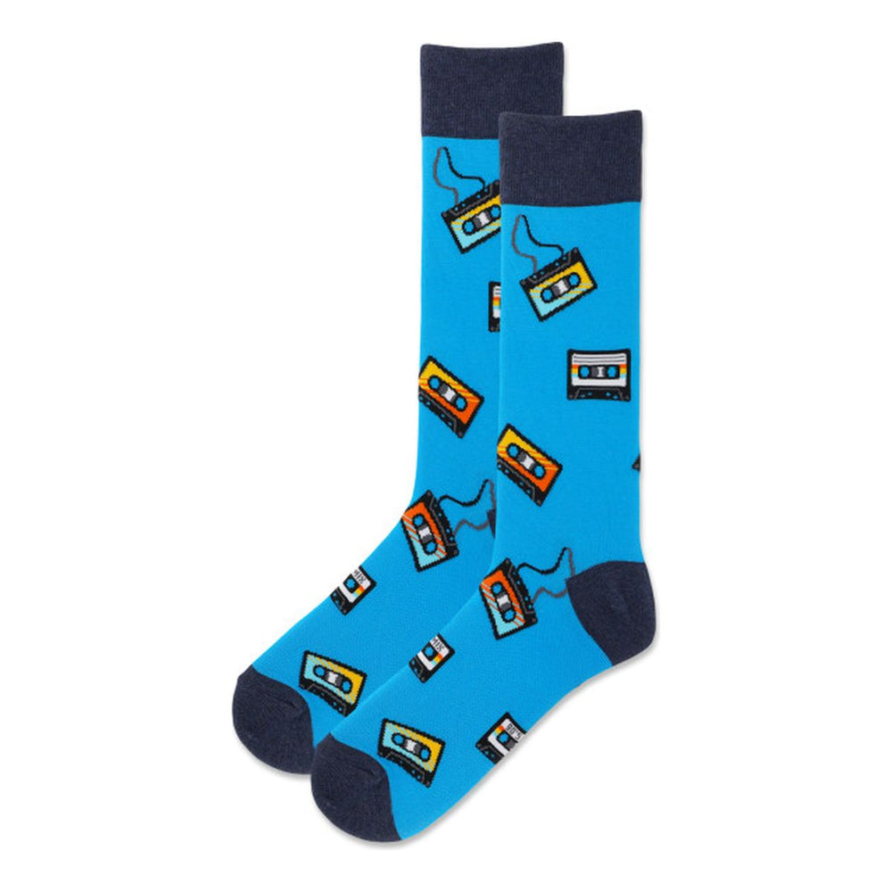 Men's Cassette Tapes Crew Socks