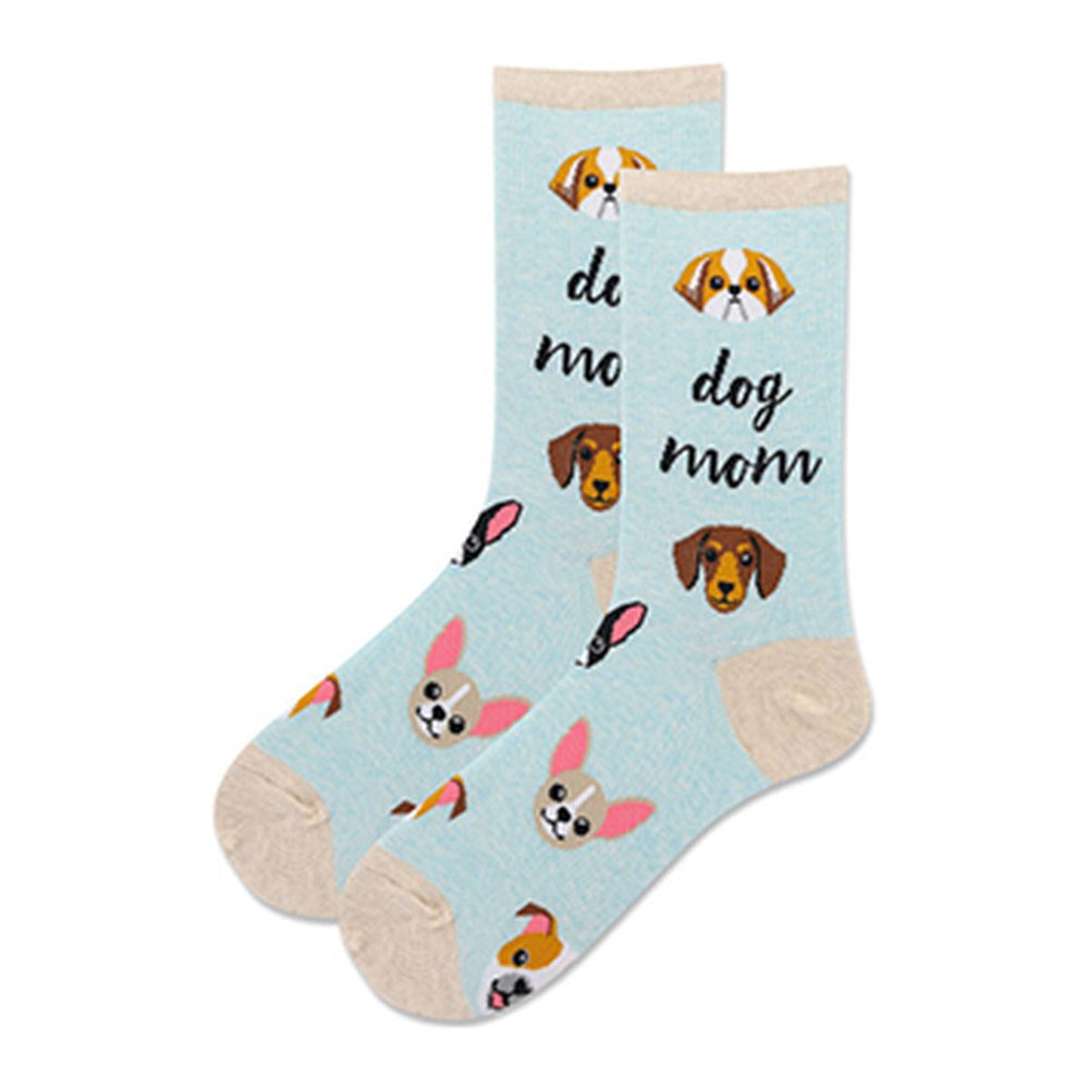 Women's Dog Mom Crew Socks