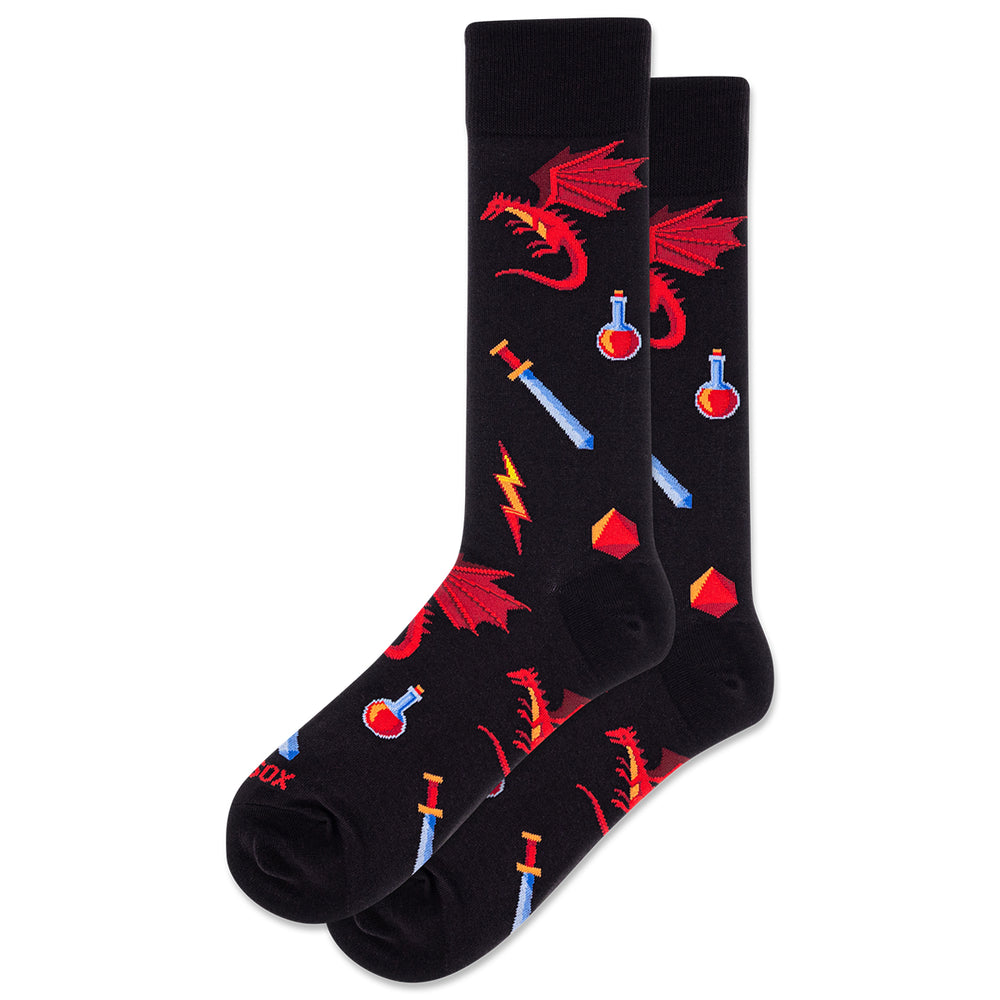 Hotsox Men's Dragon Socks