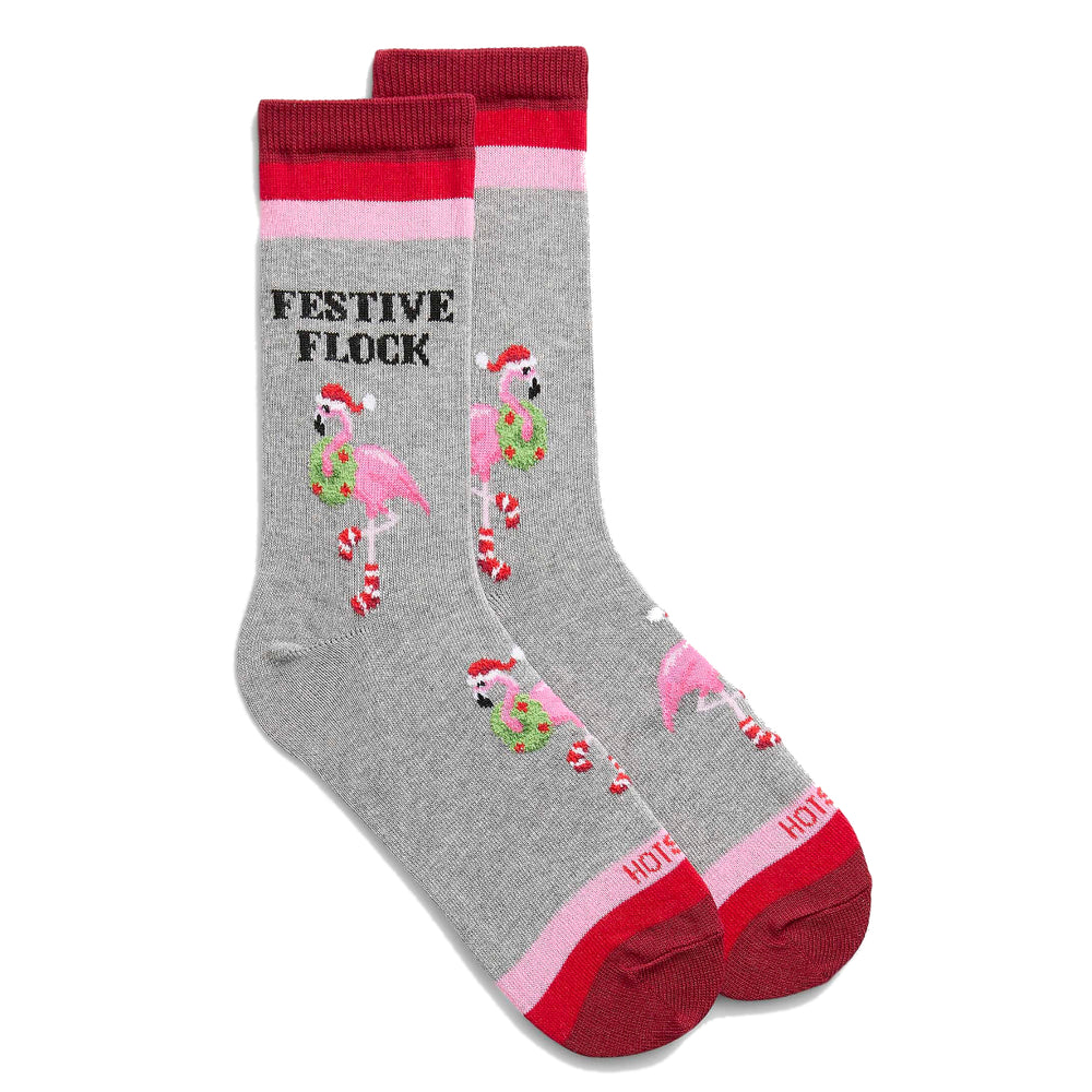 Hotsox Unisex Festive Flock Socks