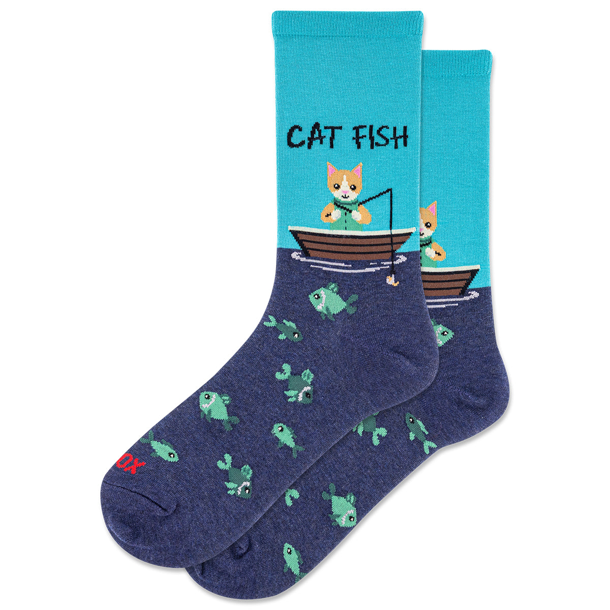 Hotsox Women's Cat Fish Socks