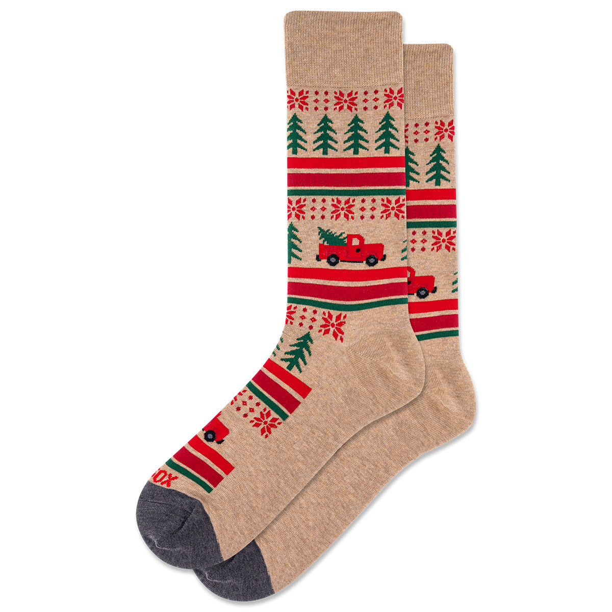 Hotsox Men's Christmas Truck Socks