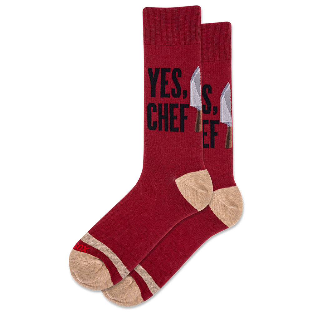 Hotsox Men's Yes, Chef Socks
