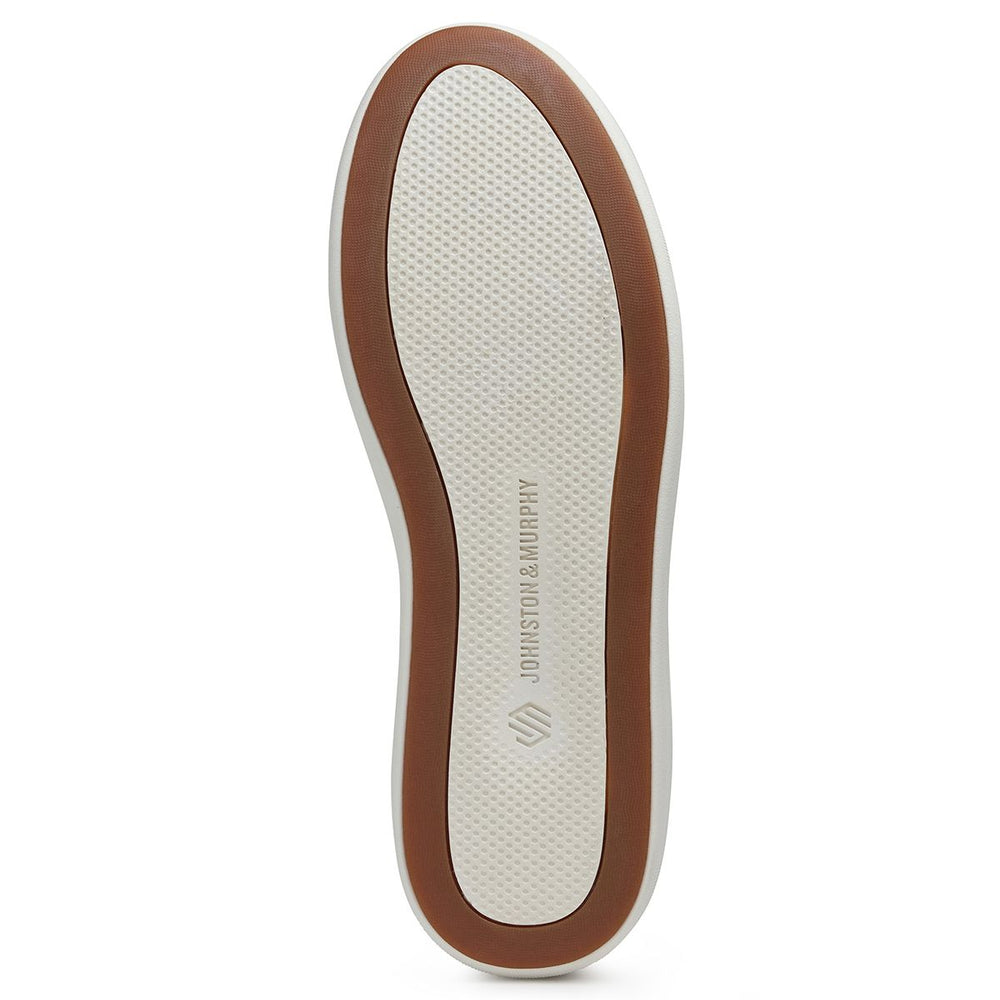 Johnston & Murphy Anders Lace-To-Toe Men's Sneaker in White