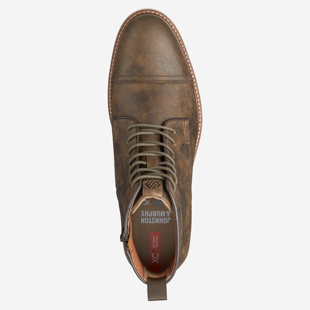 Johnston & Murphy Men's XC+™ Durham Cap Toe Waterproof Boot - Brown
