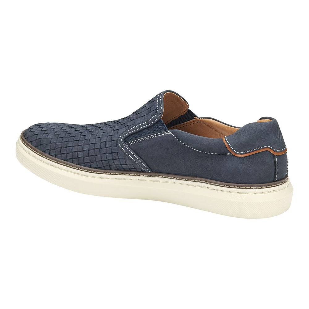 Johnston & Murphy McGuffey 2 Woven Men's Slip-On in Navy