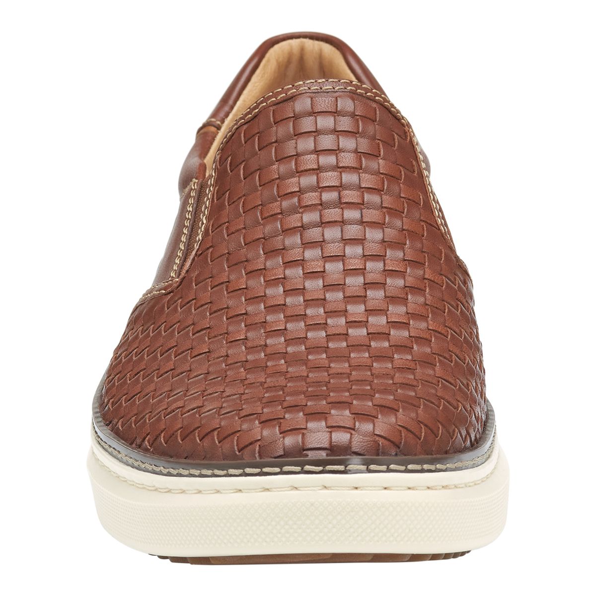 Johnston & Murphy McGuffey 2 Woven Men's Slip-On in Tan