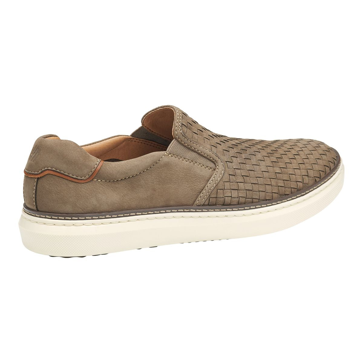 Johnston & Murphy McGuffey 2 Woven Men's Slip-On in Taupe