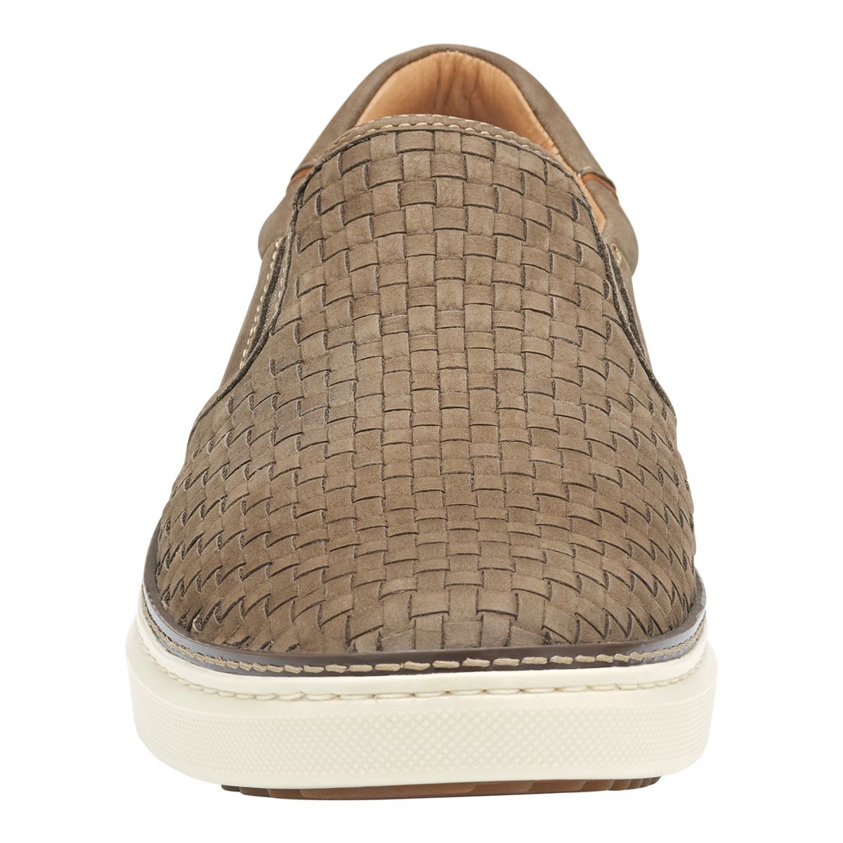 Johnston & Murphy McGuffey 2 Woven Men's Slip-On in Taupe
