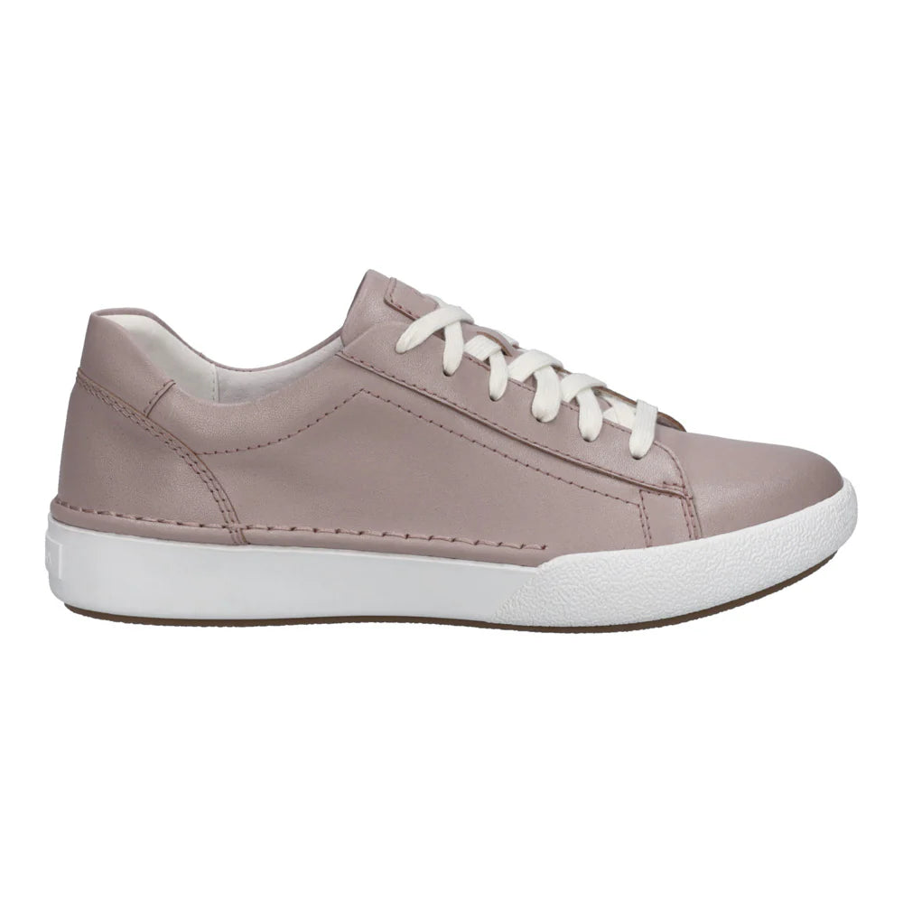 Josef Seibel Claire 01 Women's Lace-Up Sneaker in Pink