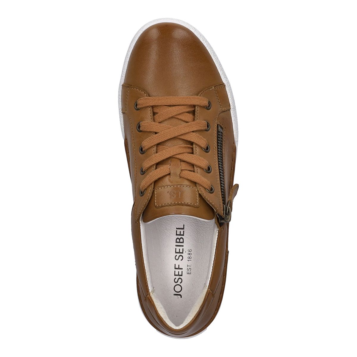 Josef Seibel Claire 03 Women's Side-Zip Sneaker in Camel