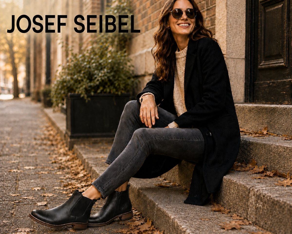 Josef Seibel Berlina 01 Women's Chelsea Waterproof Boot in Black