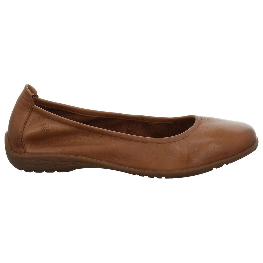 Josef Seibel Fenja 01 Women's Leather Ballerina in Camel