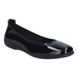 Josef Seibel Fenja 01 Women's Leather Ballerina in Black Patent
