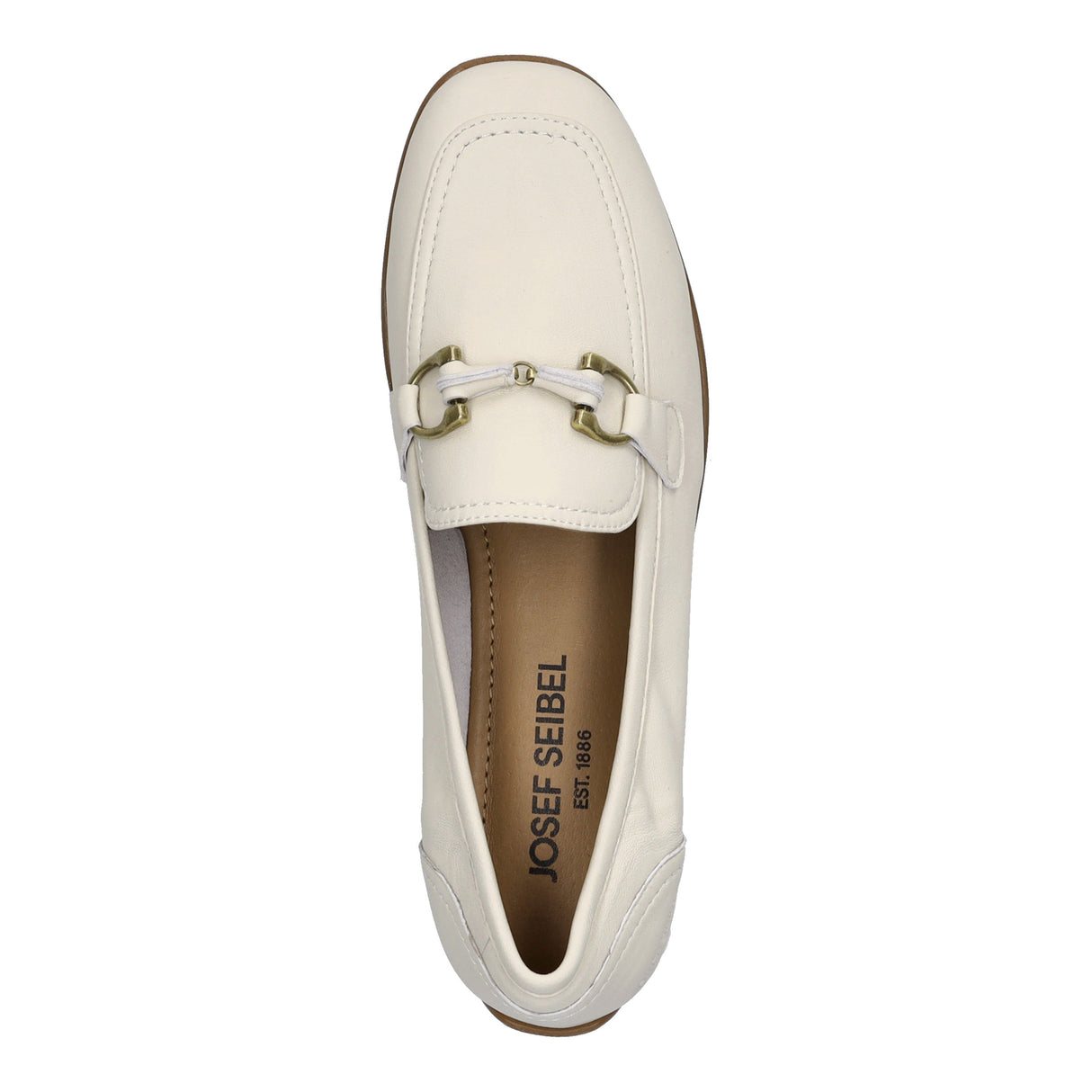 Josef Seibel Fenja 34 Women's Slip On Loafer In Creme