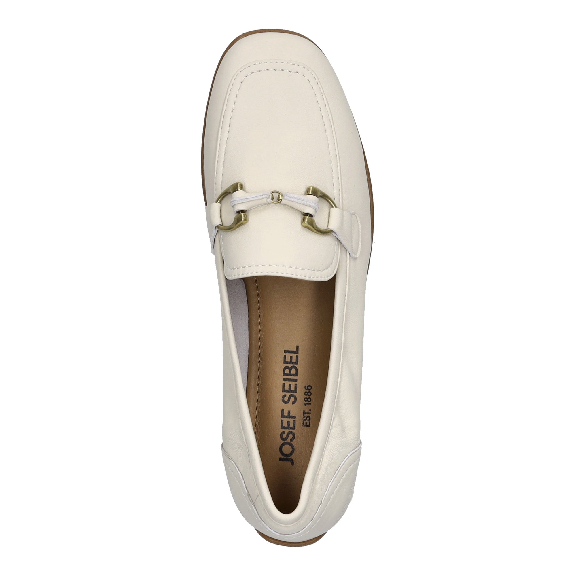 Josef Seibel Fenja 34 Women's Slip On Loafer In Creme