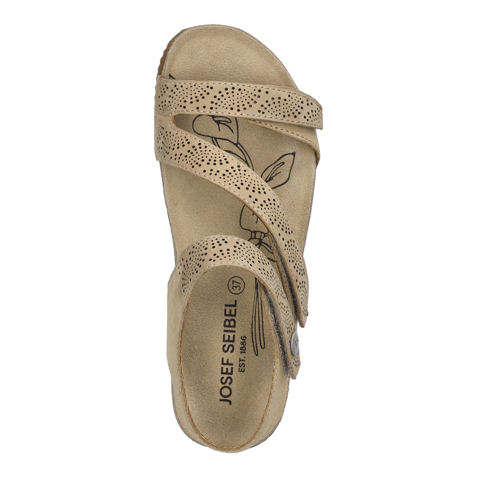 Josef Seibel Tonga 78 Women's Adjustable Sandals in Beige