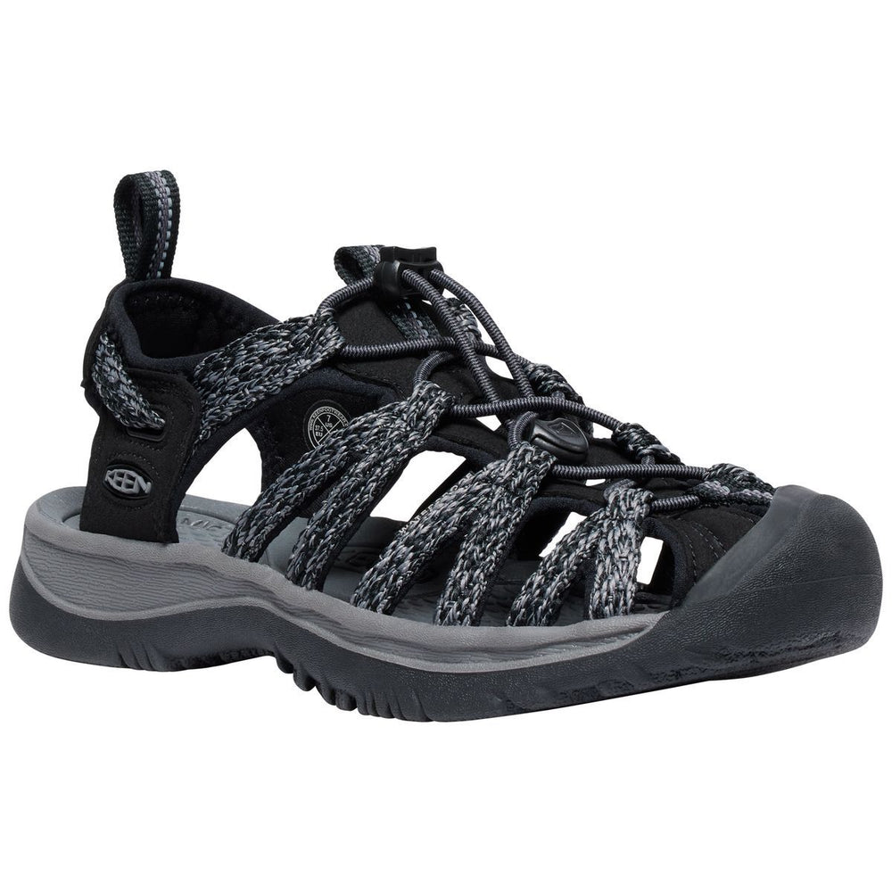 Keen Women’s Whisper Sandal in Black Grey