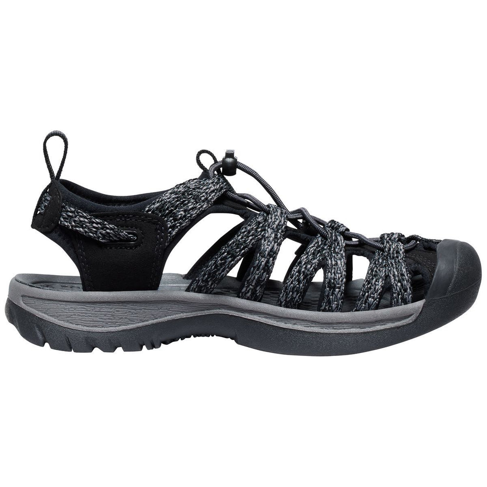 Keen Women’s Whisper Sandal in Black Grey