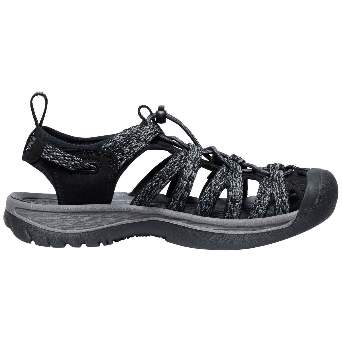 Keen Women’s Whisper Sandal in Black Grey