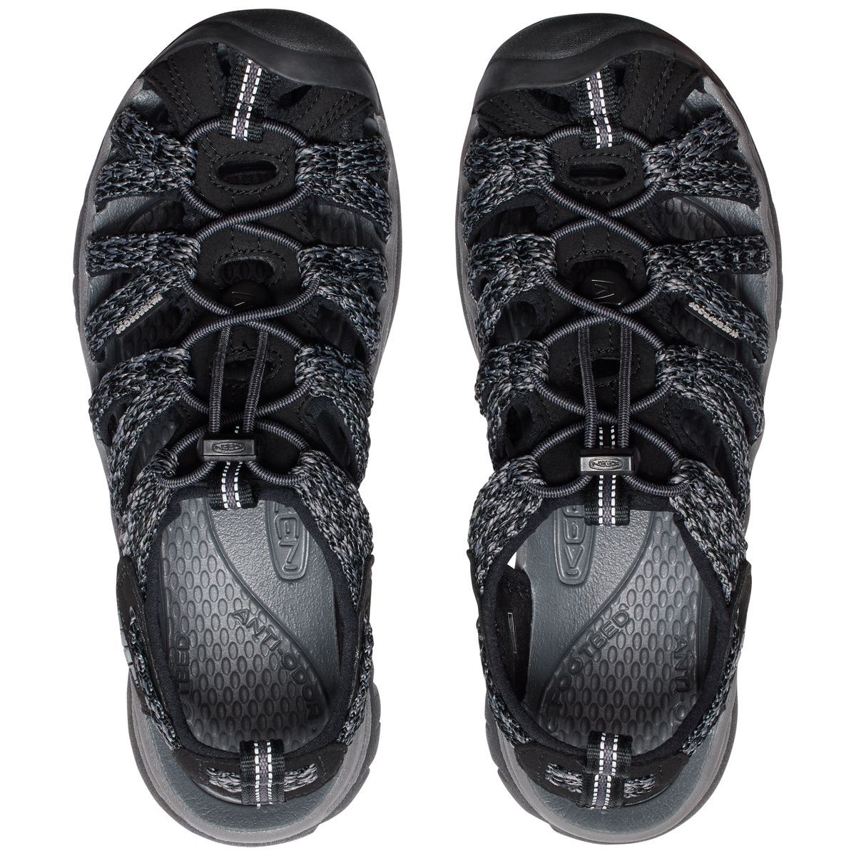 Keen Women’s Whisper Sandal in Black Grey