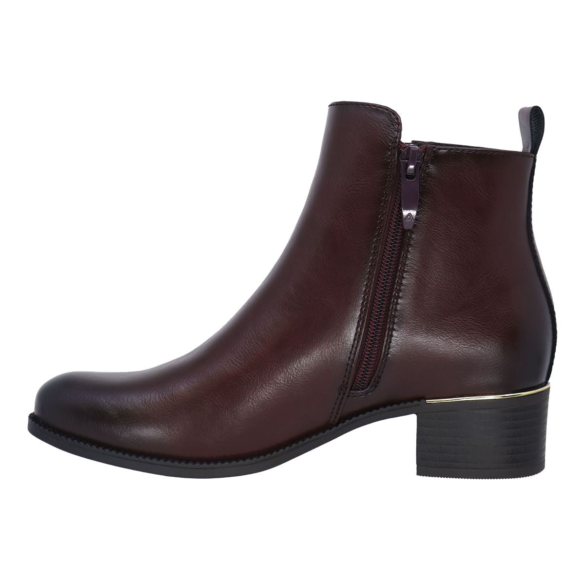 Lady Comfort Barb Women's Zip Boot - Bordo