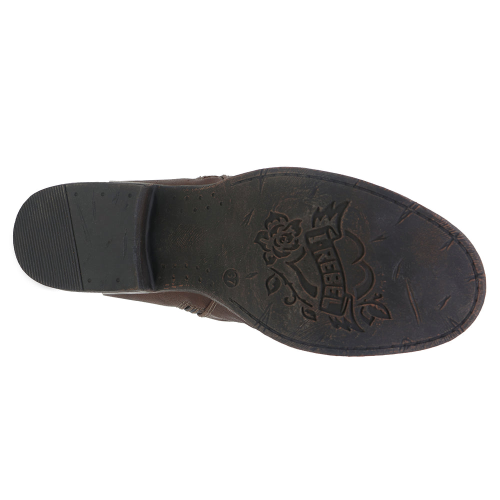 Lady Comfort Shannon 01 Wide Width Women's Boot in Brown