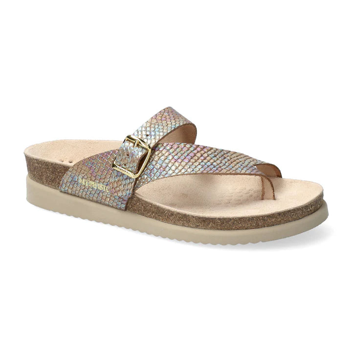 Mephisto Helen Women's Toe Post Sandals in Reptia Multi