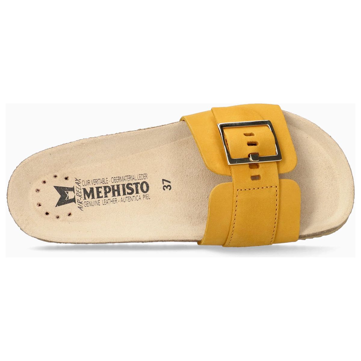 Mephisto Mabel Women's Cork Sandals in Ochre