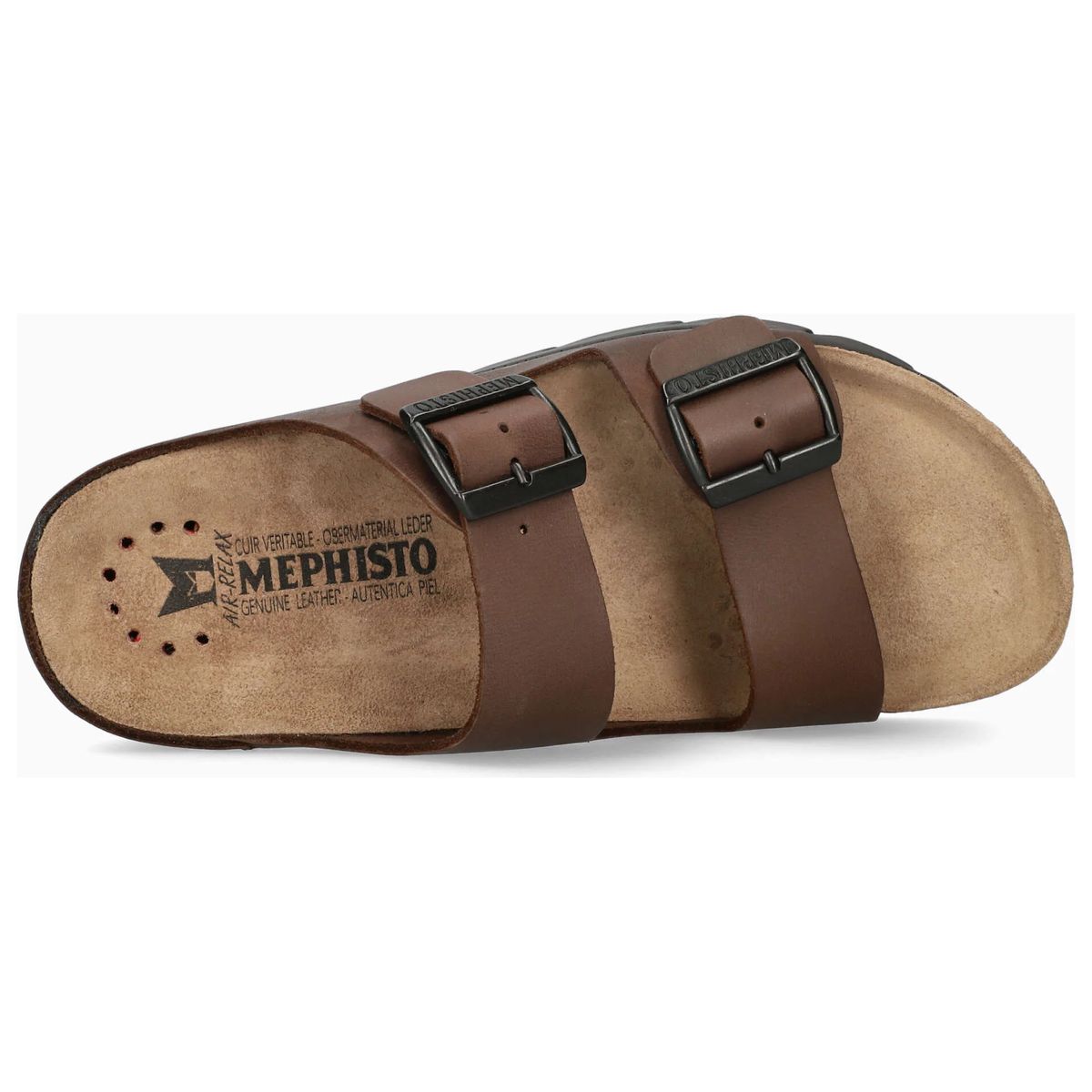 Mephisto Zonder Unisex Sandals in Brown Scratch