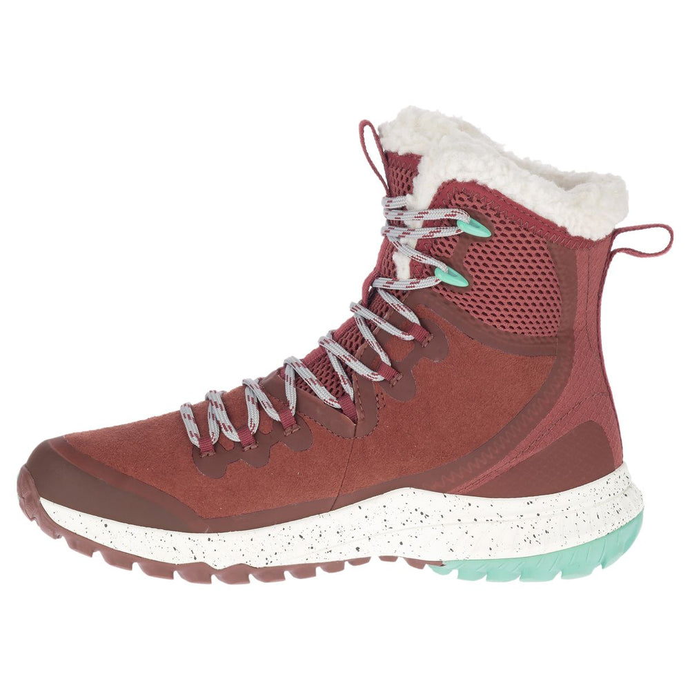 Merrell Bravada Polar Waterproof Sable Winter Boot in Red