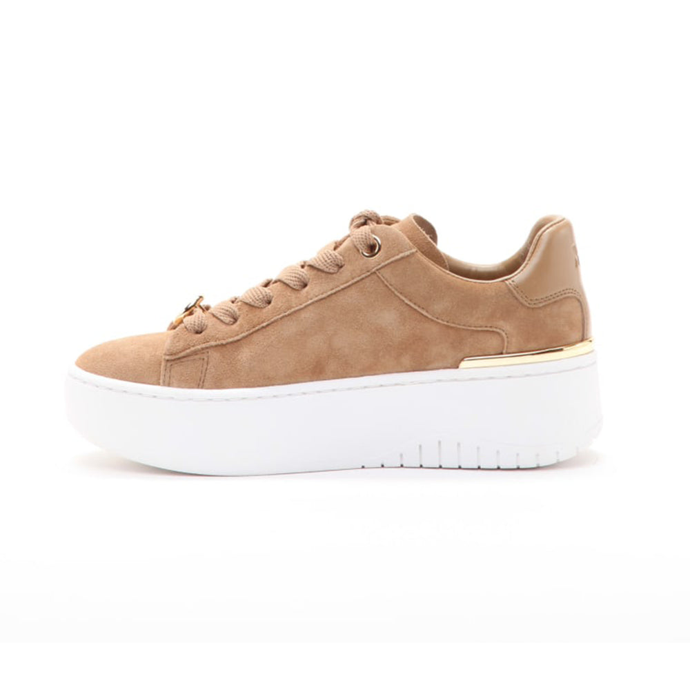 Michael Kors Dottie Lace Platform Sneaker in Husk
