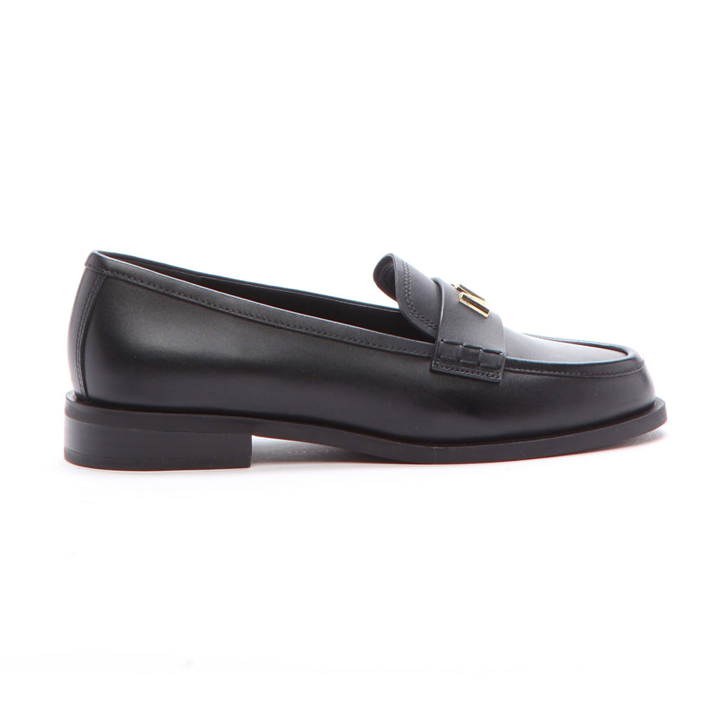 Michael Kors Lex Leather Loafer in Black