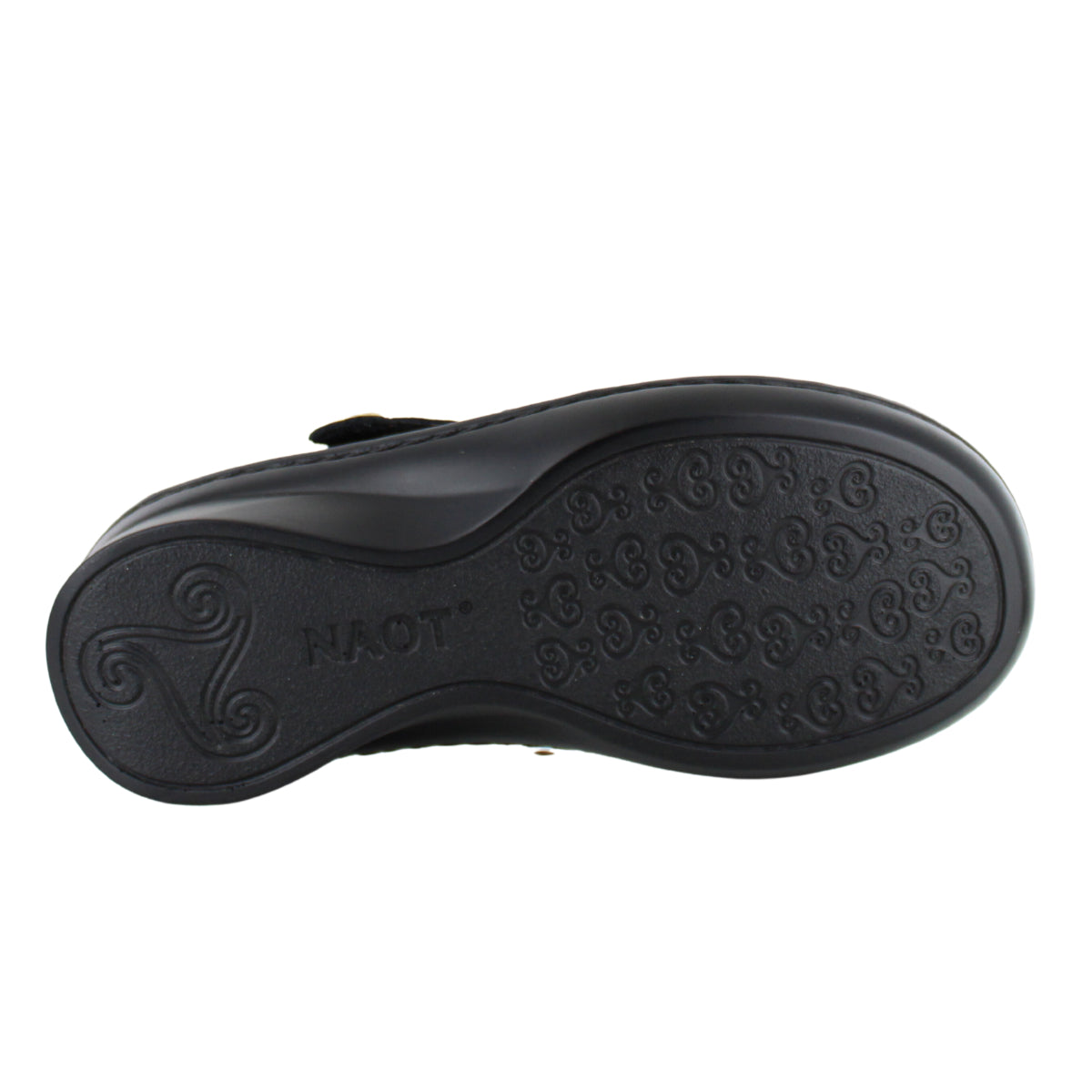 Naot Cadence 3-Strap Sandal in Black