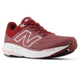 Women's New Balance Fresh Foam X 860v14 athletic shoe in burgundy mesh with white logo and white stability sole. Style #: W86014F