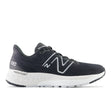 Women’s black engineered mesh running shoe with a silver logo, white midsole, and black rubber outsole. Style #W880K13.