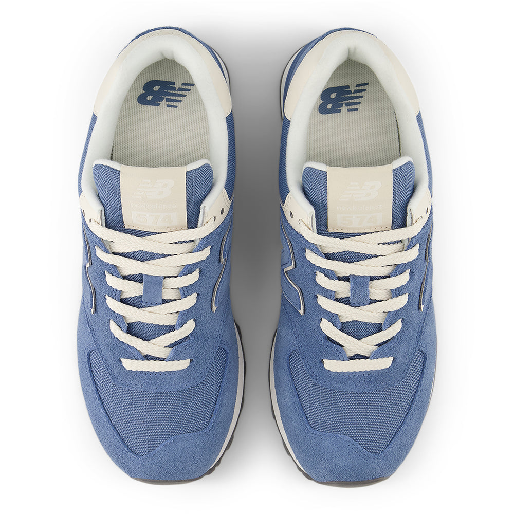 New Balance Women's 574 Core in Blue with Sea Salt